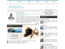Tablet Screenshot of elindinduction.com